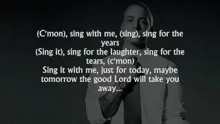 Eminem - Sing For The Moment (lyrics) [HD]