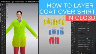 How to Layer Multiple Tops in CLO3D