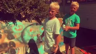 Kids workshop at Norra Station - Street Art Gallery