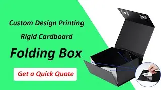 Top Quality Rigid Cardboard Folding Boxes, Foldable Magnetic Boxes, Large Gift Boxes with Lid
