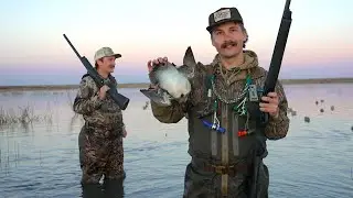 Students get a STUD Pintail while Duck Hunting in Texas!! (that's a buffy)