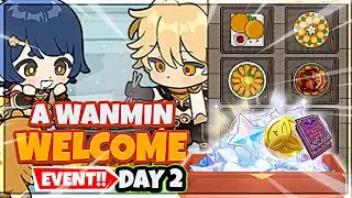 A Wanmin Welcome Web Event Day 2 Complete Guide (First Rewards) - Genshin Impact