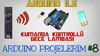 Tv remote INFRARED RGB NIGHT LAMP with an Arduino
