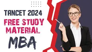 TANCET 2024 || MBA STUDY MATERIAL|| MBA old question material || #TANCET2024