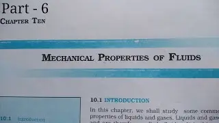Mechanical Properties of Fluids 06