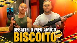 DEI ROLÊ EM VITÓRIA COM MEUS AMIGOS É DESAFIEI TIRO AO ALVO COM BISCOITO!