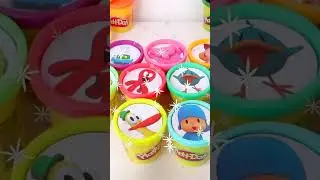 🌈 🎉 ABRIENDO SORPRESAS de PLAYDOH 👶🏼 #shorts #pocoyo