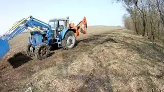 2017г 4Д Палим ветки на поле