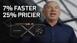 The RTX 3090 Ti is 7% Faster & 33% MORE EXPENSIVE