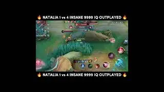 NATALIA 1 vs 4 INSANE 9999 IQ OUTPLAYED 🔥