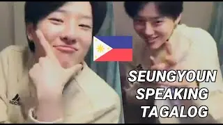 seungyoun speaking tagalog