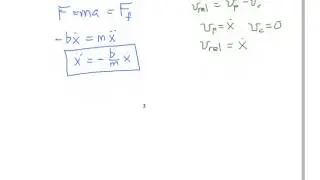 Particle Dynamics Screencast 4.2 - Viscous Friction
