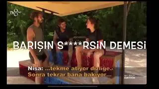 Survivor 2020 Barıştan sercana küfür s**tir