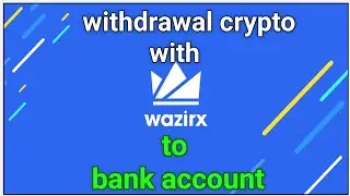 how to withdraw money from wazirx to bank account