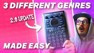 making house, trap, jungle/d'n'b beats on the SP404MKII's new 2.0 step sequencer... finally!