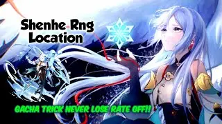 Rate Off Shenhe Rng trick location - Genshin Impact