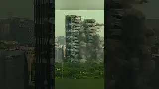 Twin tower demolition #shorts #trending #whatsappstatus #yogi #modi #twintower