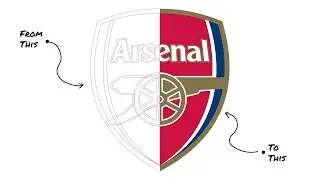I recreated Arsenal's Logo!