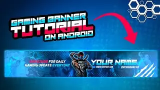 How to make youtube gaming banner on android|| Make freefire youtube gaming banner||Youtube banner