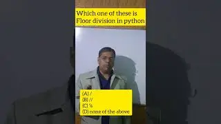 python programming floor division 