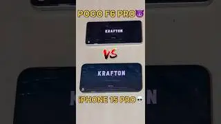 POCO F6 PRO😈Vs iPHONE 15 PRO💀Vs POCO F6PRO😱vs iQOO 12Vs 8GBvs4GBVs-PUBG TEST #pocof6pro  #iphone