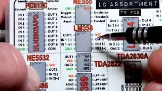 Quick single supply op amp current source circuit demo using LM358 operational amplifier