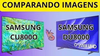 {{COMPARANDO IMAGENS}} 📺ENTRE AS SMART TV'S  SAMSUNG CU8000 VS DU8000