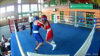 Jacek Targiel (MOSM Tychy)  -  Brajan Moś (DKB Dąbrowa Górnicza)