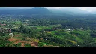East Java Mountains Panorama 2021, View Drone [4K]