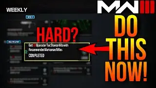 How To Get 20 TAC STANCE Kills With MARKSMAN RIFLES in MW3!