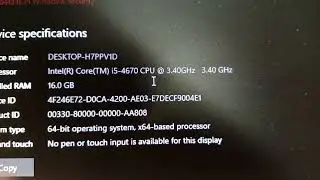 MIR4 Budget Gaming CPU 10K PHP Core i5 4670 16GB RAM |  GPU 8GB ( VRAM  Dedicated)