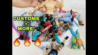 MASSIVE BAG FULL OF WWE FIGURES | CUSTOMS + MORE