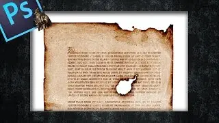 Crear bordes quemados a un papel con Photoshop