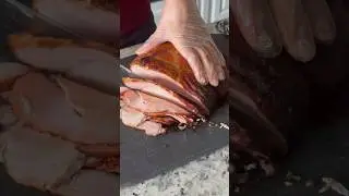 Traeger Smoked Turkey Breast with Maple, Honey, and Mustard #traegergrills