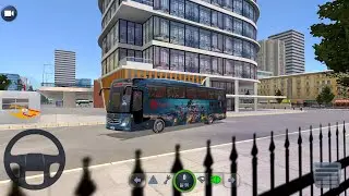 Realistic Bus Driving Simulator Mercedes Benz Travego 2024 Indian Routes