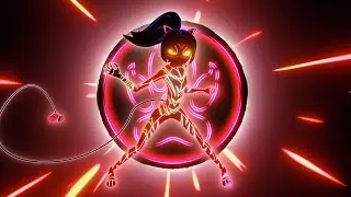 [Miraculous Ladybug Transformation]  Purple Tigress 3D NEON version [FAN MADE]