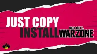 How to Install COD : Warzone in PC - No Download Needed - File Copy Method