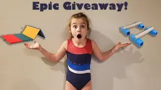 Epic Gymnastics Giveaway / My Home Gymnastics Equipment