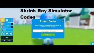 Roblox 🎉 Shrink Ray Simulator BETA New All Codes
