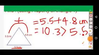How to solve triangle ( using property of triangle 1 ) । Mr education