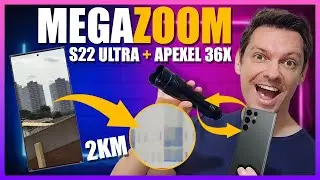 Samsung Galaxy S24 Ultra com a Lente Apexel 36X - Funciona?