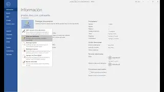 Cómo proteger documento docx word 2019 con contraseña (cifrar archivo, encriptar archivo)