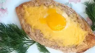 Кето сырная лепешка.