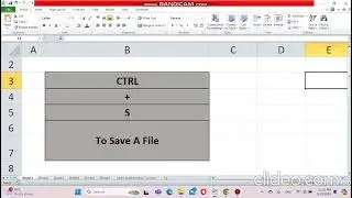 CTRL + S