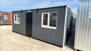 Бытовка 6*2,4м графит