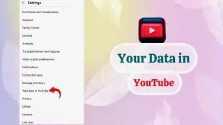 Your Data in Youtube | how to create file in YouTube data 2024