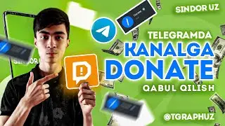 TELEGRAM ORQALI DONATE QILISH \\ DONATE BOT ORQALI PUL TOPISH