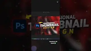 Professional Youtube Thumbnail Design with Photoshop