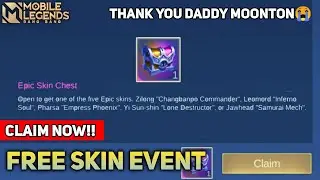 FREE SKIN EVENT BY MOONTON | DOUBLE 11 EVENT- MOBILE LEGENDS