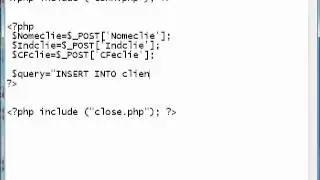PHP MySQL Corso Base, raccolta dati da form HTML